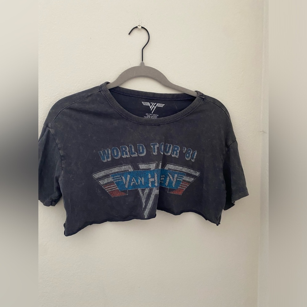 van halen crop top
